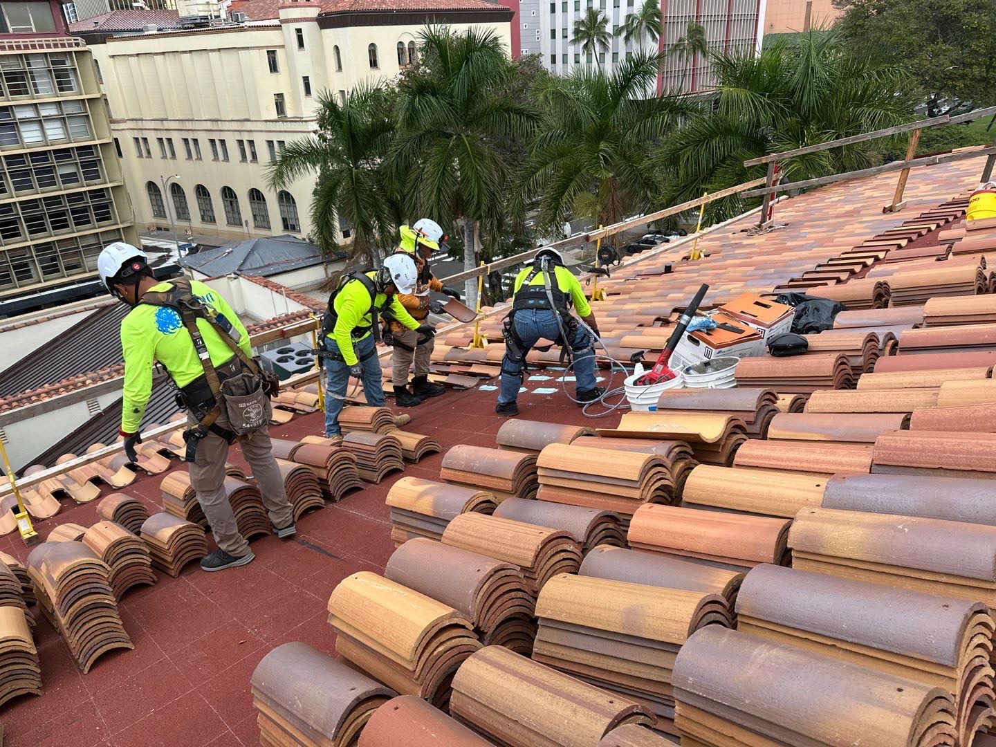 Beachside Roofing project dashboard in ProNovos