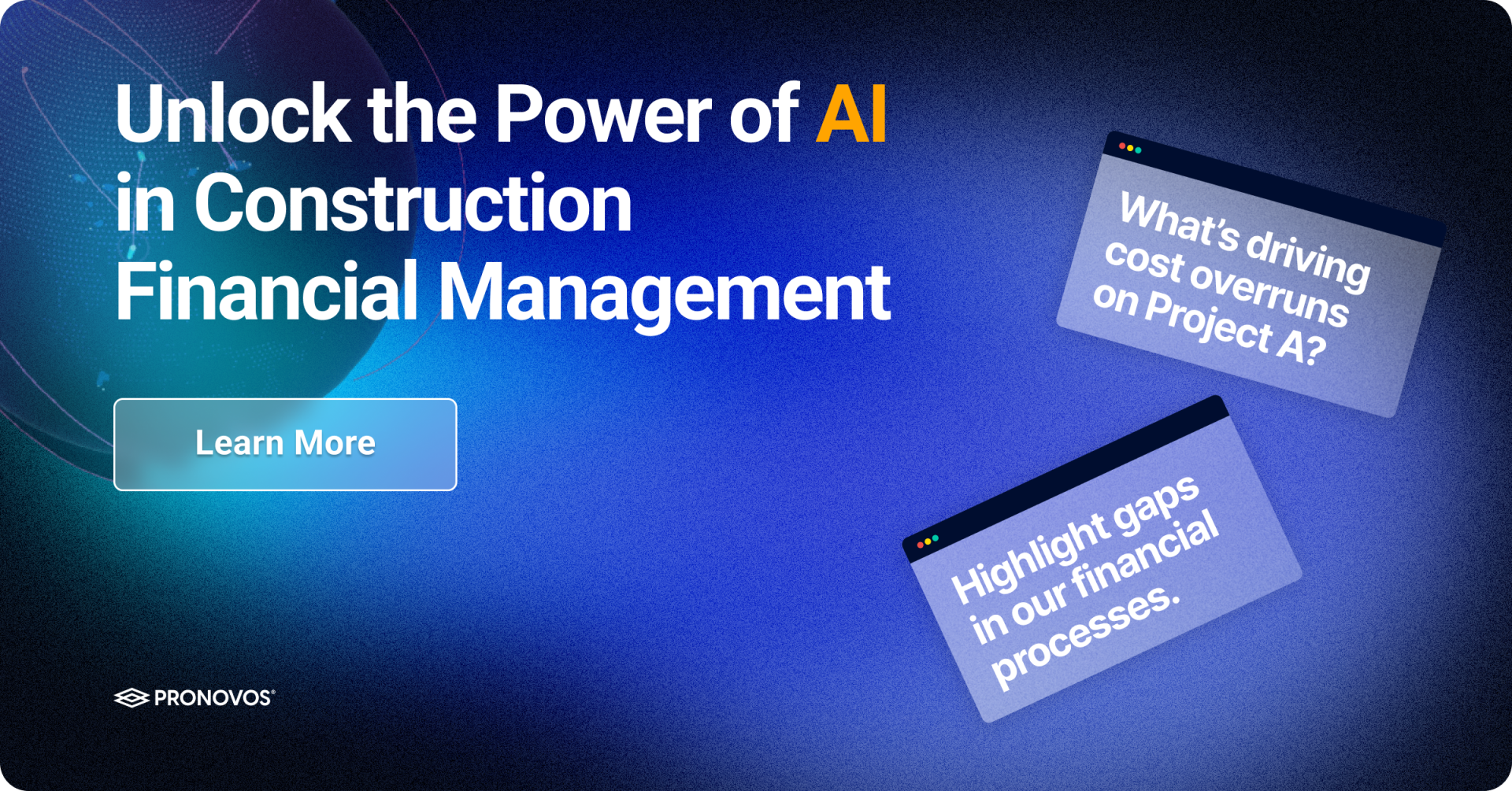 Unlock the Power of AI in Construction Financial Management — a ProNovos eBook