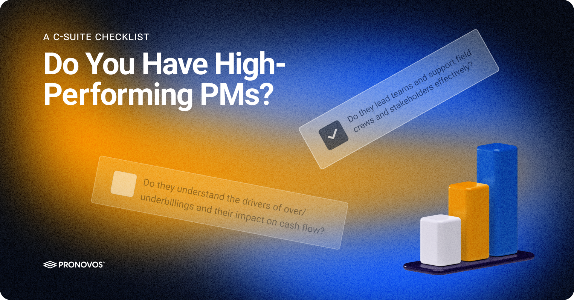 Do You Have High-Performing PMs? A C-Suite Checklist — a ProNovos guide