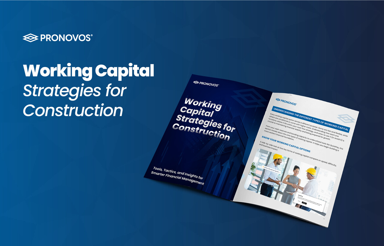 Working Capital Strategies for Construction by ProNovos — tools, tactics, and insights for smarter financial management
