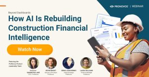 Beyond Dashboards: How AI Is Rebuilding Construction Financial Intelligence