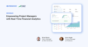 Empowering Project Managers with Real-Time Financial Analytics