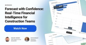 Forecast with Confidence: Real-Time Financial Intelligence for Construction Teams