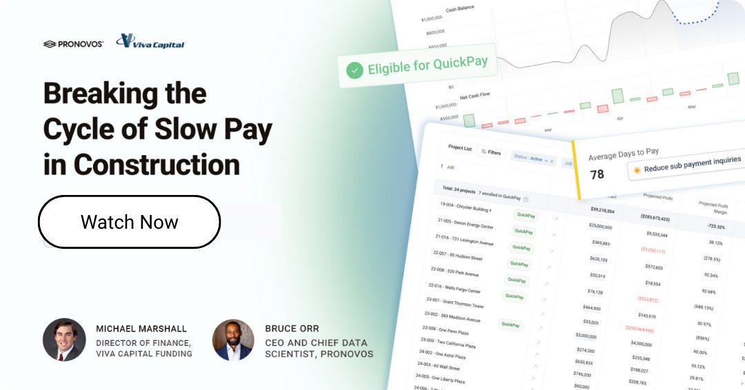 Breaking the Cycle of Slow Pay in Construction