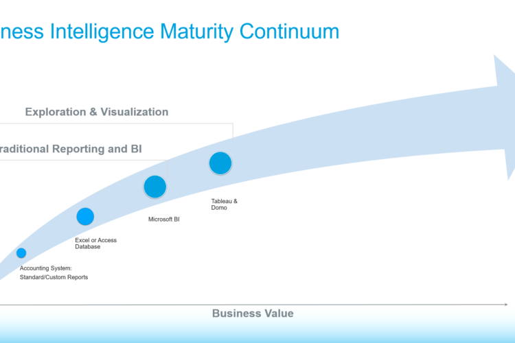 business intelligence maturity continuum