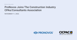 ProNovos Joins The Construction Industry CPAs/Consultants Association