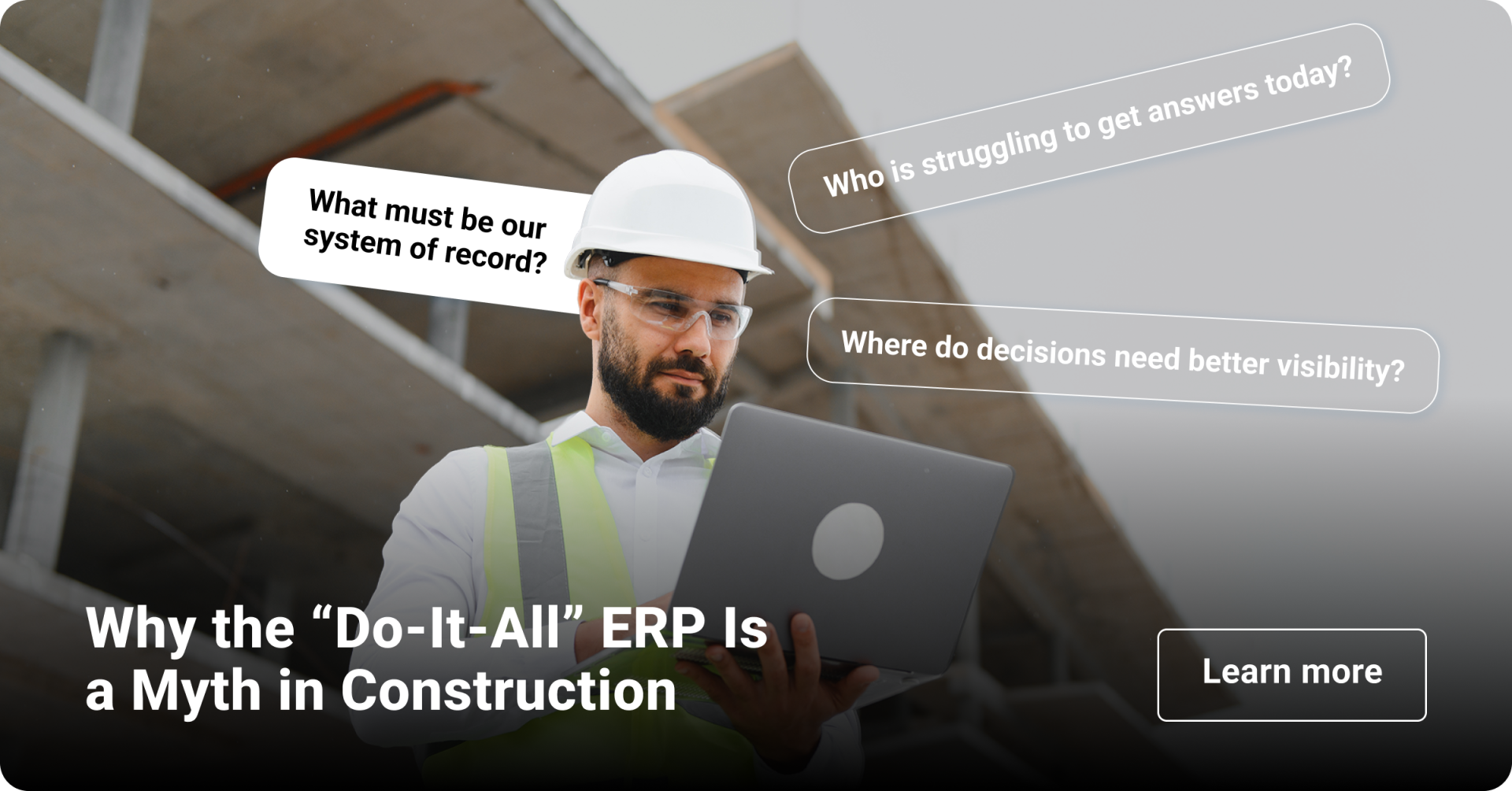 Why the “Do-It-All” ERP Is a Myth in Construction